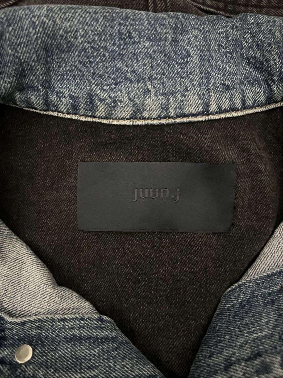 Juun.J Juun. J - S/S21 Layered Double Denim Trucker Jacket Size US S / EU 44-46 / 1 - 10 Thumbnail