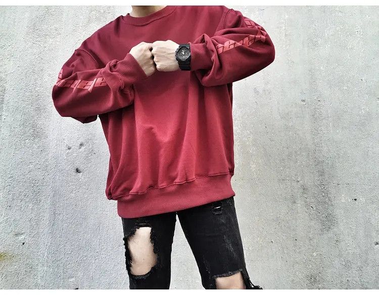 Yeezy Yeezy Season 4 Calabasas Crewneck Sweater Maroon Red Sz M Size US M / EU 48-50 / 2 - 3 Thumbnail