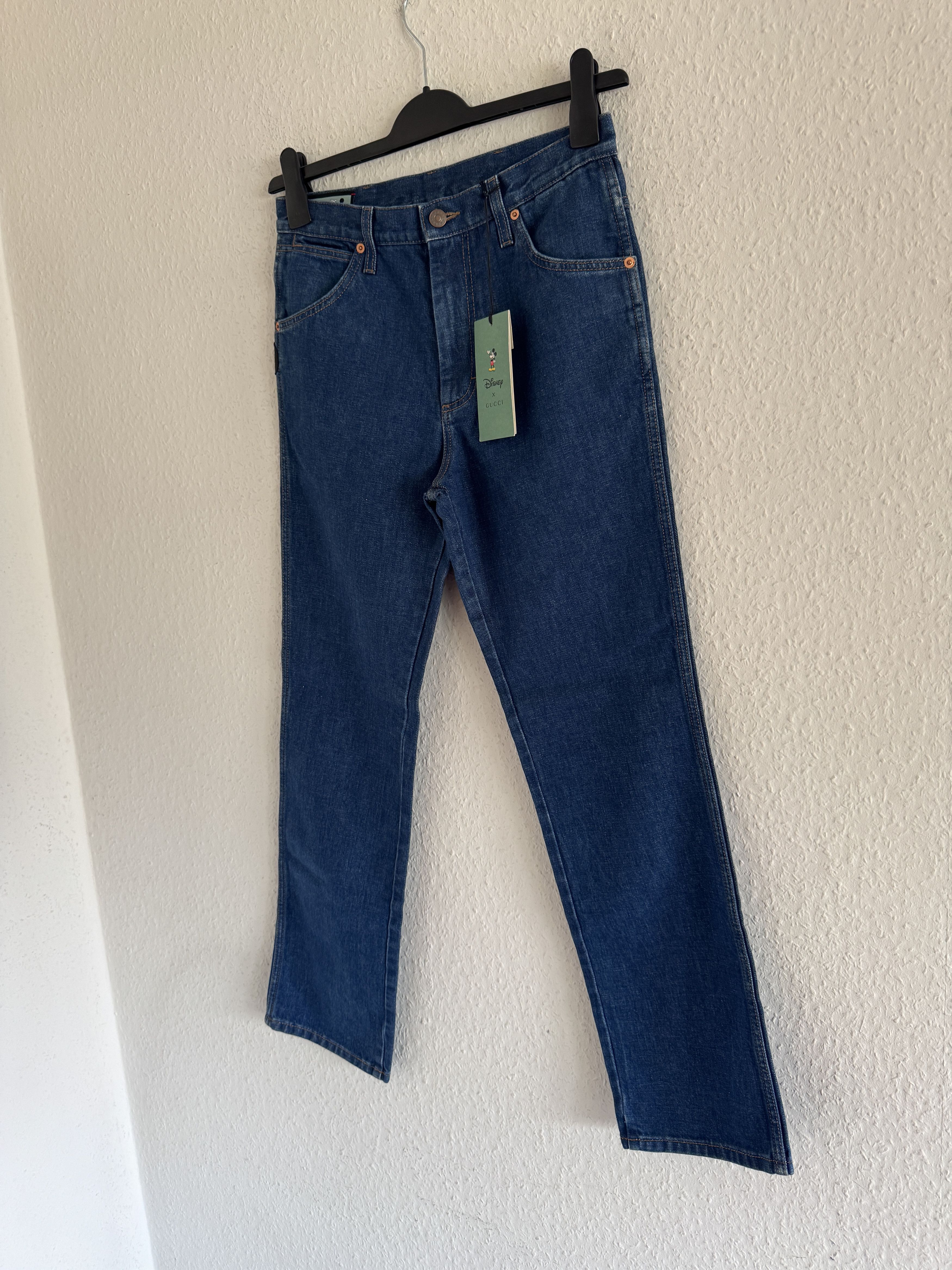 Gucci Mickey Embroidered Jeans Size US 30 / EU 46 - 3 Thumbnail