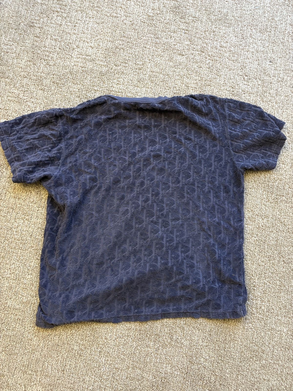 Dior Dior Oblique Towel Tee Purple Size US L / EU 52-54 / 3 - 2 Thumbnail