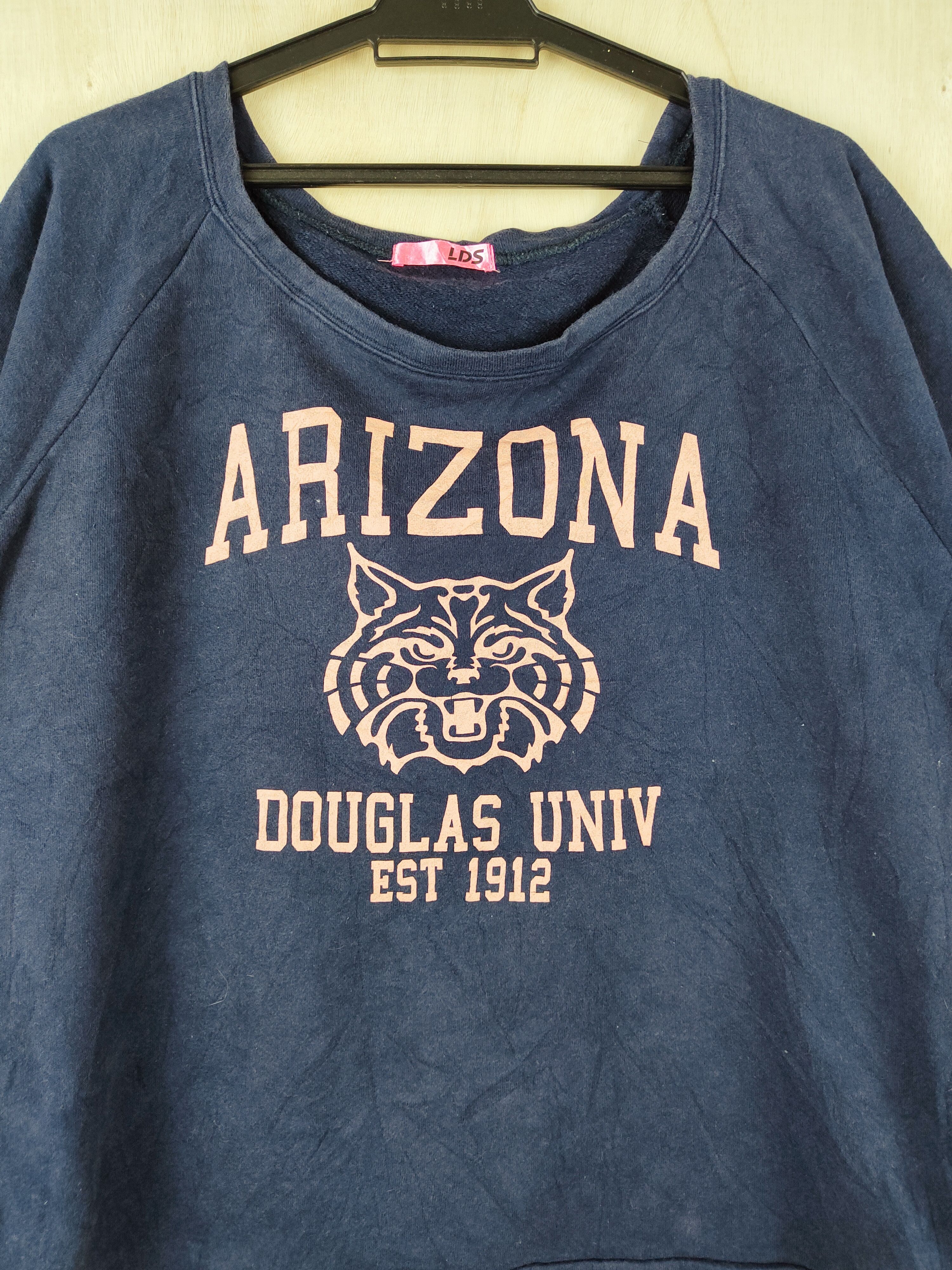 Vintage Vintage item💥 LDS Dark Blue Arizona ShortSleeve Sweatshirt Size US XL / EU 56 / 4 - 2 Thumbnail