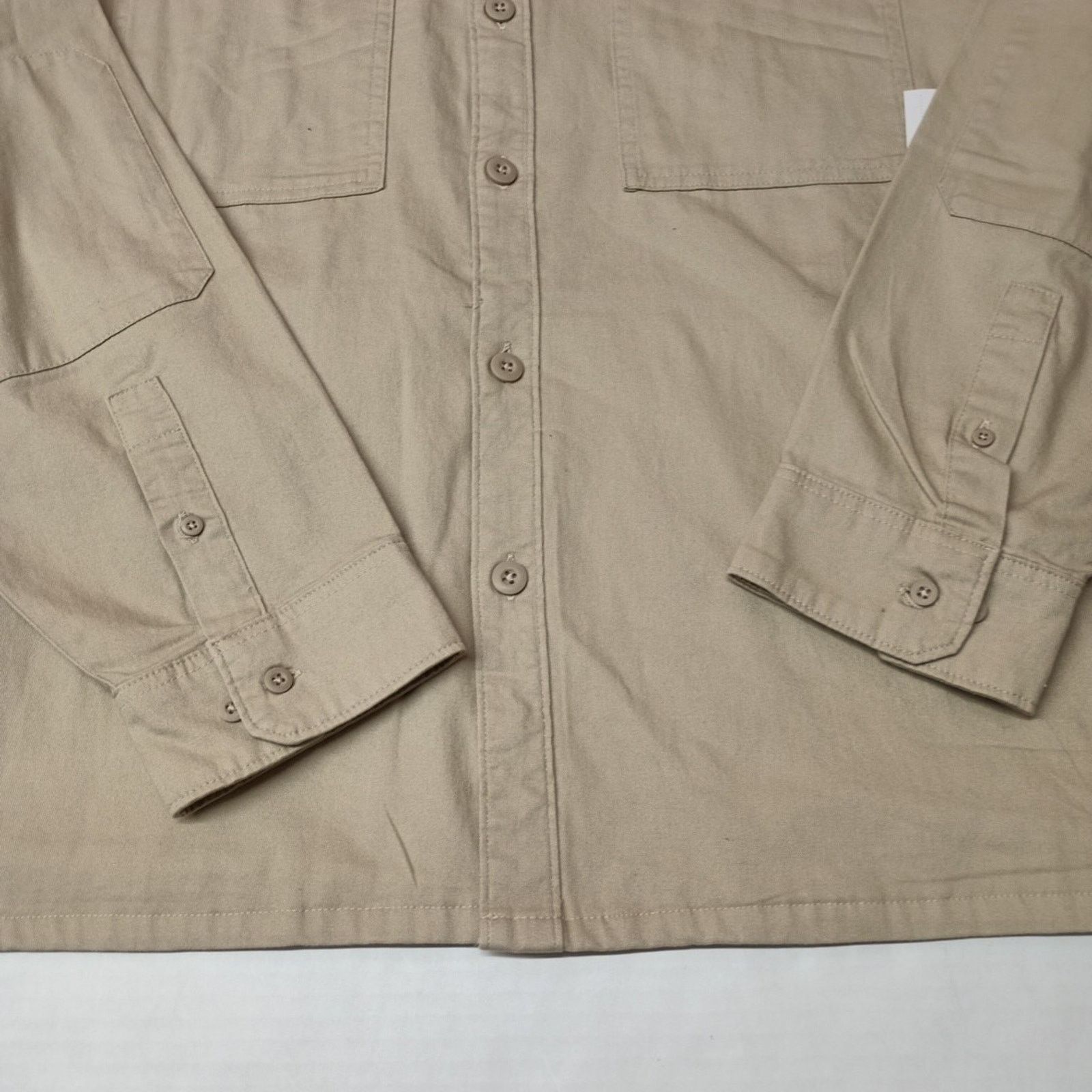 Wrangler Wrangler Jacket Overshirt Outdoor Shacket Size 2XL Beige Size US XXL / EU 58 / 5 - 2 Thumbnail