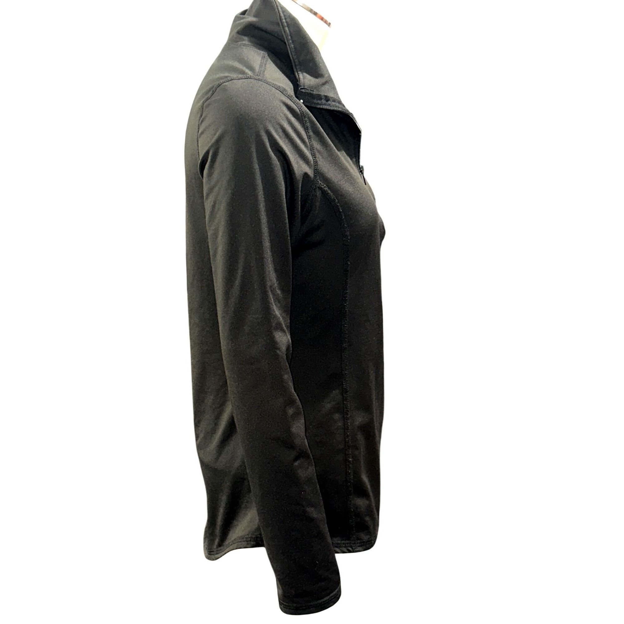 Other CCC Black Long Sleeve Quarter Zip Athletic Wear Pullover Jac Size M / US 6-8 / IT 42-44 - 2 Thumbnail