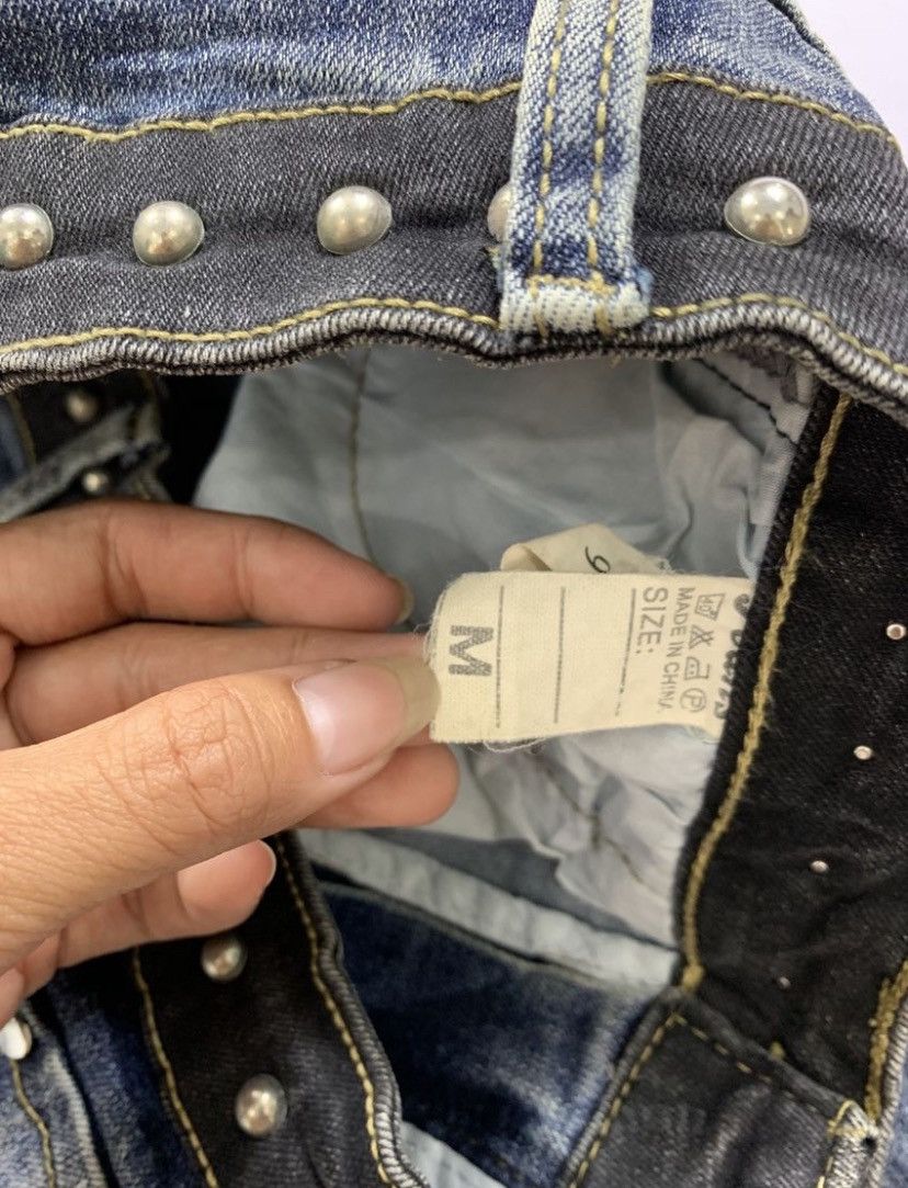 20471120 Y2k Distressed Super Flare Denim Pants Ifsix lgb style Size US 29 - 4 Thumbnail