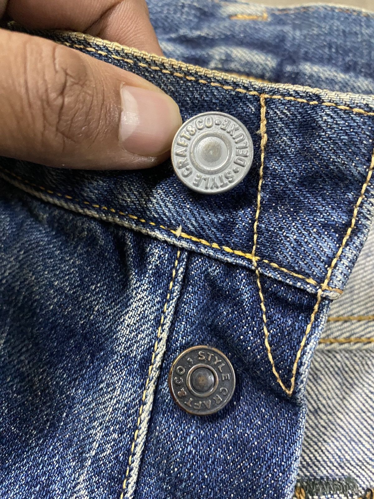 Evisu Vintage Evis Jeans Japan 80s Scovill Rivert @283 imn Size US 32 / EU 48 - 17 Thumbnail