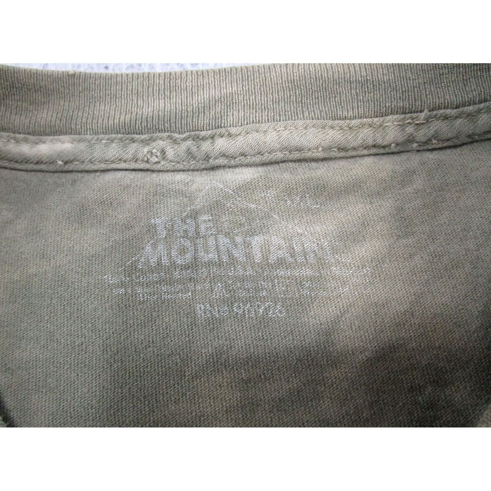 The Mountain The Mountain Shirt Men 3XL Green Cotton Crew Neck Short Sleeve T-Shirt Yn Yang Tree Hippie Y2K Read Size US XXL / EU 58 / 5 - 3 Thumbnail