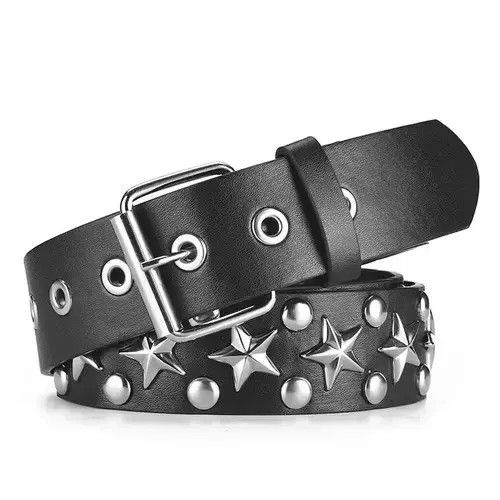 Dead Meat Pin Buckle Versatile Punk Belt Size 30 - 1 Thumbnail