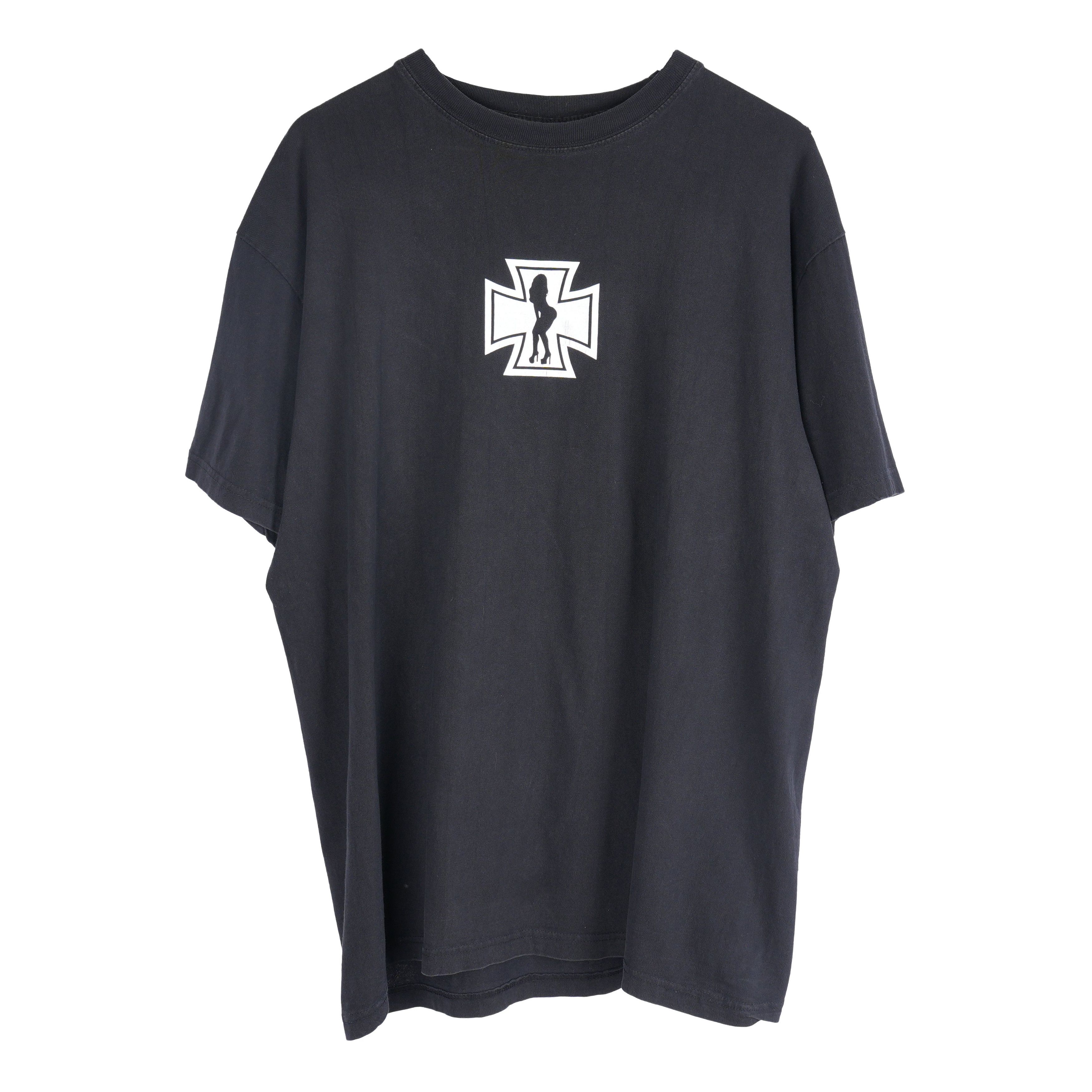 Vintage VINTAGE IRON CROSS STRIPPER TEE Size US XL / EU 56 / 4 - 1 Thumbnail