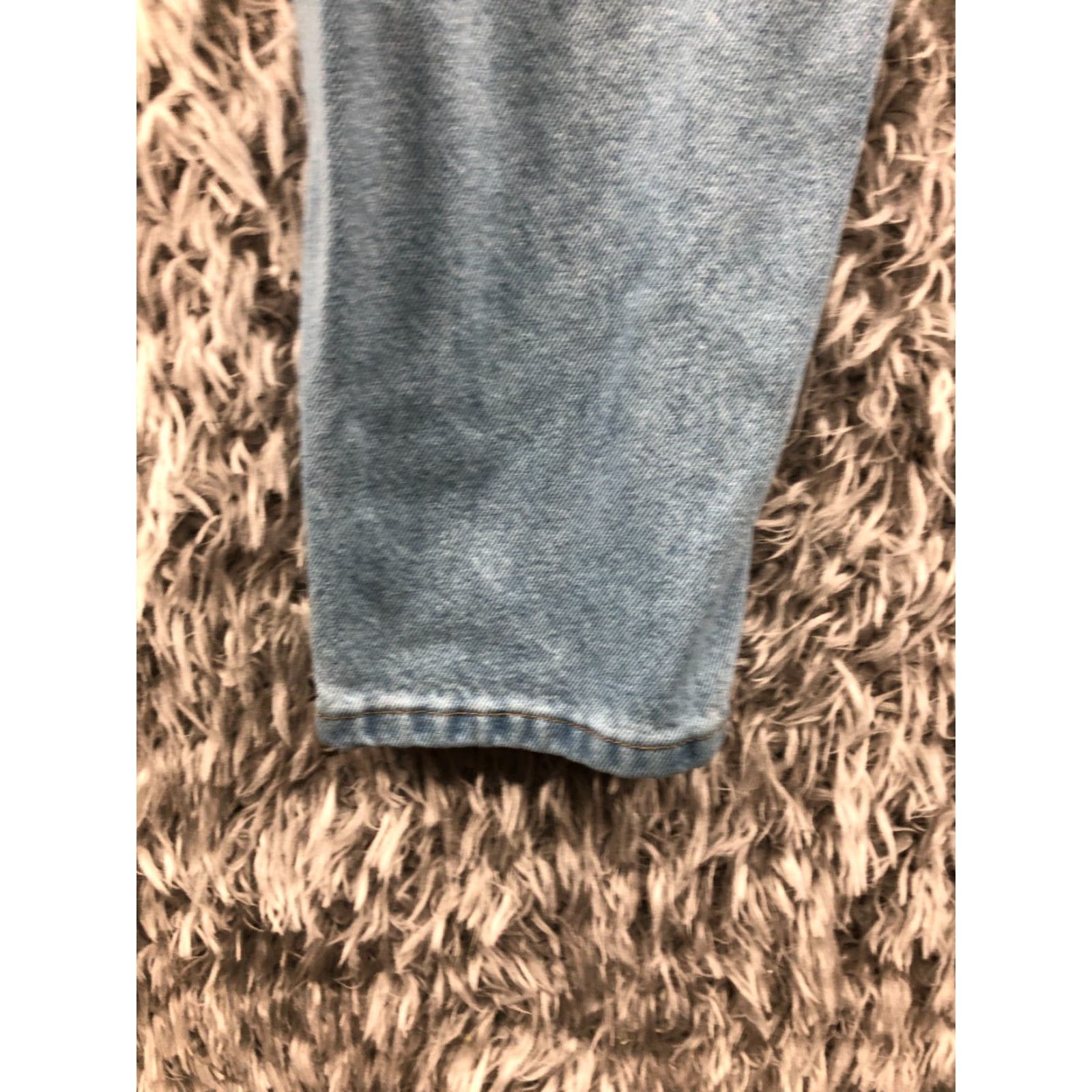 George George Jeans Mens 29x30 Regular Mid Stone Blue 5-Pocket Denim Straight Blah Size US 29 - 7 Thumbnail
