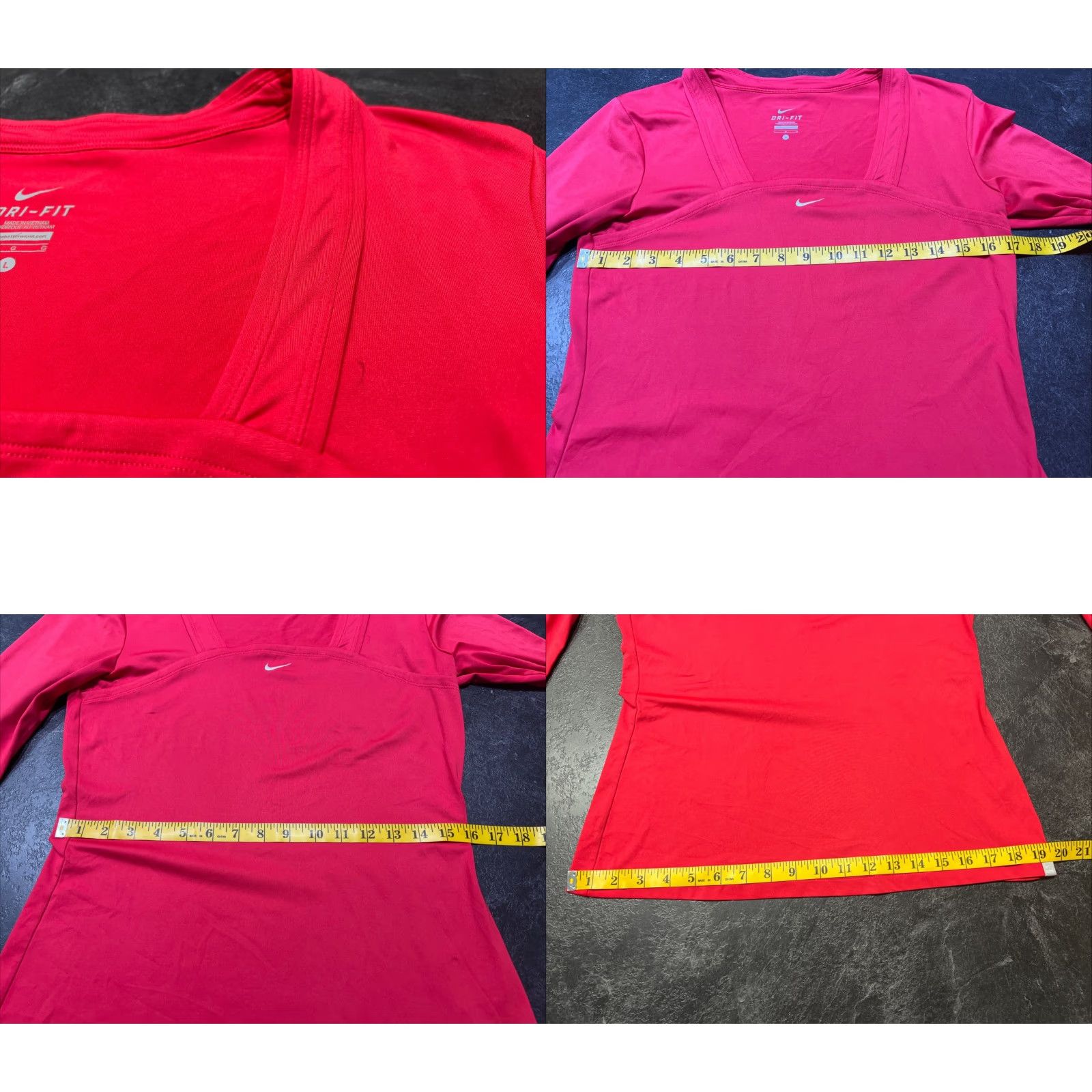 Nike NIKE Women’s Athletic Top Pink Large Casual Activewear Size L / US 10 / IT 46 - 8 Thumbnail