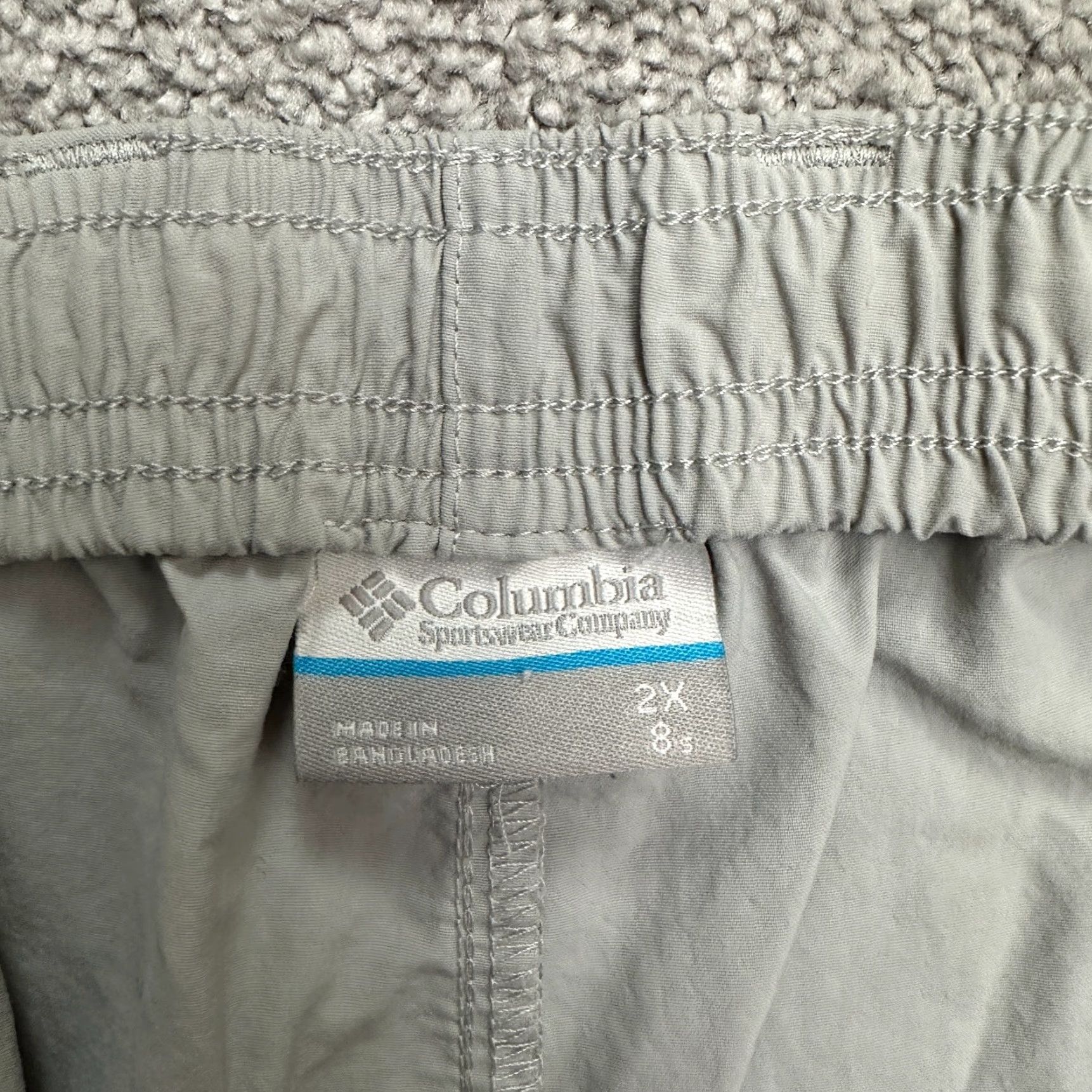 Vintage Columbia Mens 2XP G2 Gray PFG Omni Shade Cargo Shorts Big & Tall 42x8 Nylon Breathable Pocket Size US 39 - 7 Thumbnail