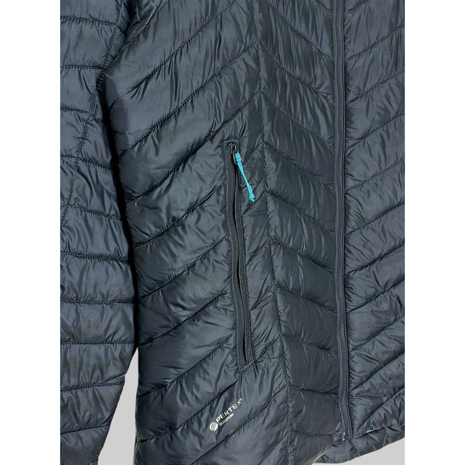 Rab RAB Jacket Womens Size L Drak Blue Quilted 1/2 Zip Full Zip Logo Outdoor Ski Classic Winter Fall Spring Masc Mens Womens Girls Boys Size L / US 10 / IT 46 - 4 Thumbnail