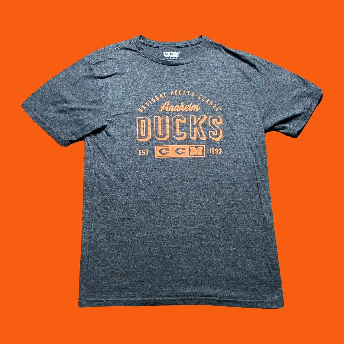 Ccm × NHL CCM Anaheim Ducks NHL Hockey T Shirt Size US S / EU 44-46 / 1 - 1 Thumbnail
