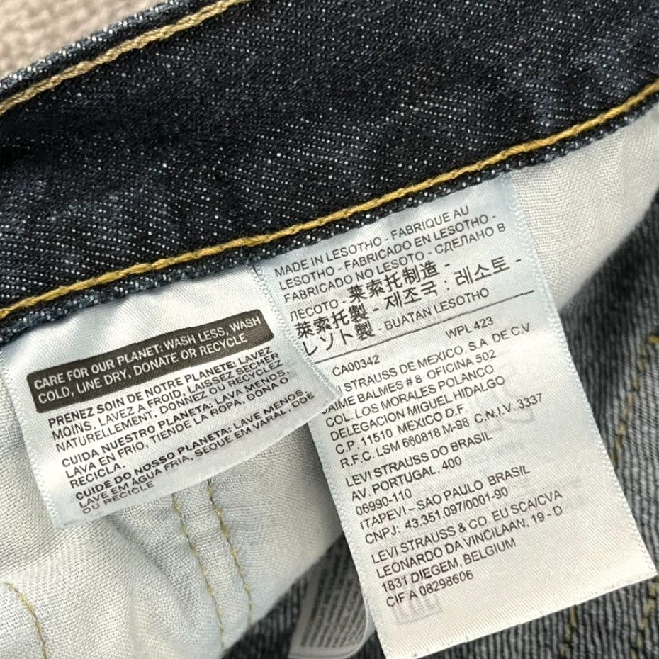Levi's VINTAGE Levi's 505 Jeans Mens 38 x 28 Straight Leg Denim Cotton Casual Classic Size US 38 / EU 54 - 7 Thumbnail