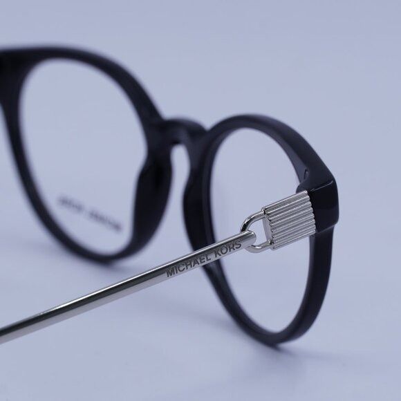 Michael Kors Michael Kors MK4048 3163 Kea Eyeglasses Black/Silver 51mm Size ONE SIZE - 10 Thumbnail