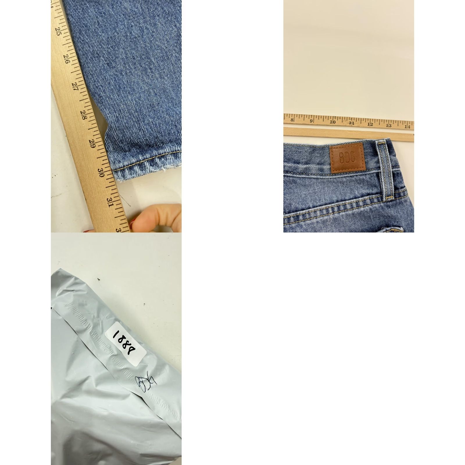 Bdg BDG Urban Outfitters Jeans Womens 27x30 Blue Bootcut Distressed Ripped Denim Size 27" / US 4 / IT 40 - 8 Thumbnail