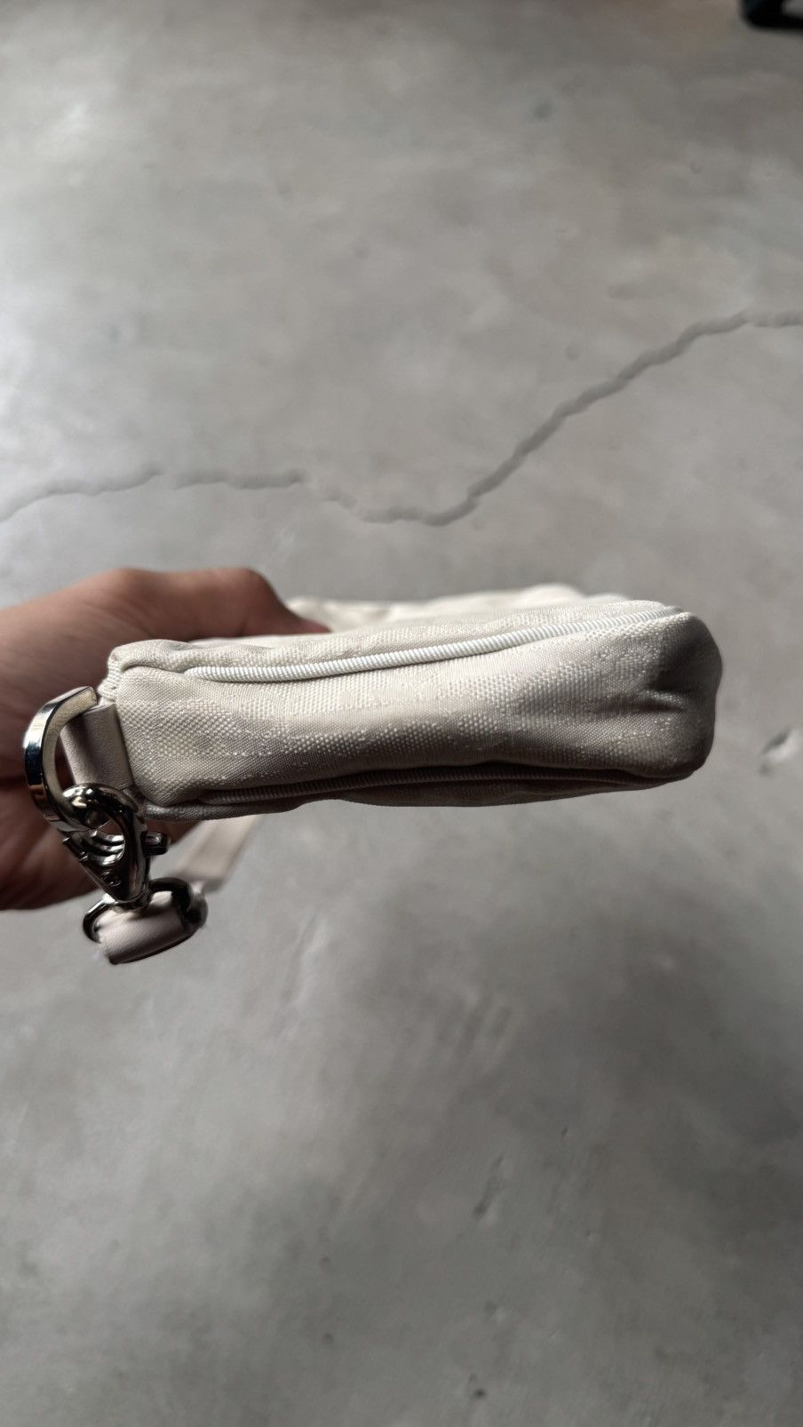 Dior Christian Dior Trotter Charm SmallHandbag PouchWhite Vintage Size ONE SIZE - 11 Thumbnail