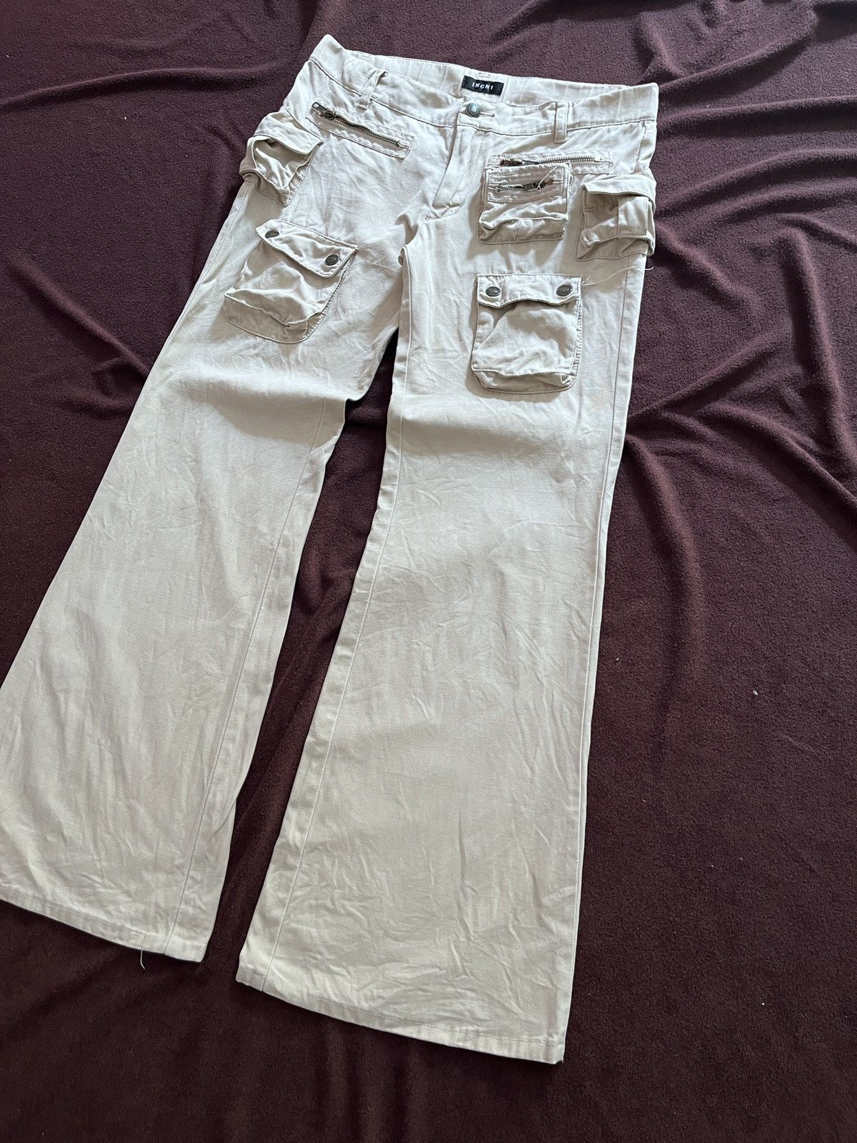 Le Grande Bleu (L.G.B.) JAPANESE GIMMICK POCKET LGB STYLE FLARE Size US 29 - 3 Thumbnail