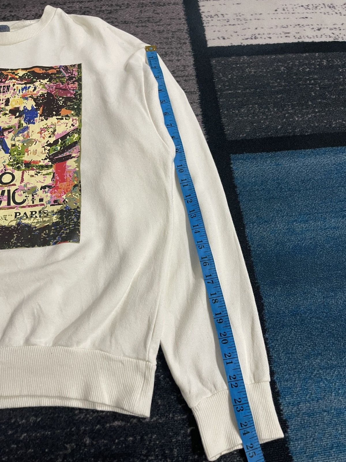 Kenzo × Vintage Vintage Kenzo Paris Big Logo Sweatshirt Size US L / EU 52-54 / 3 - 16 Thumbnail