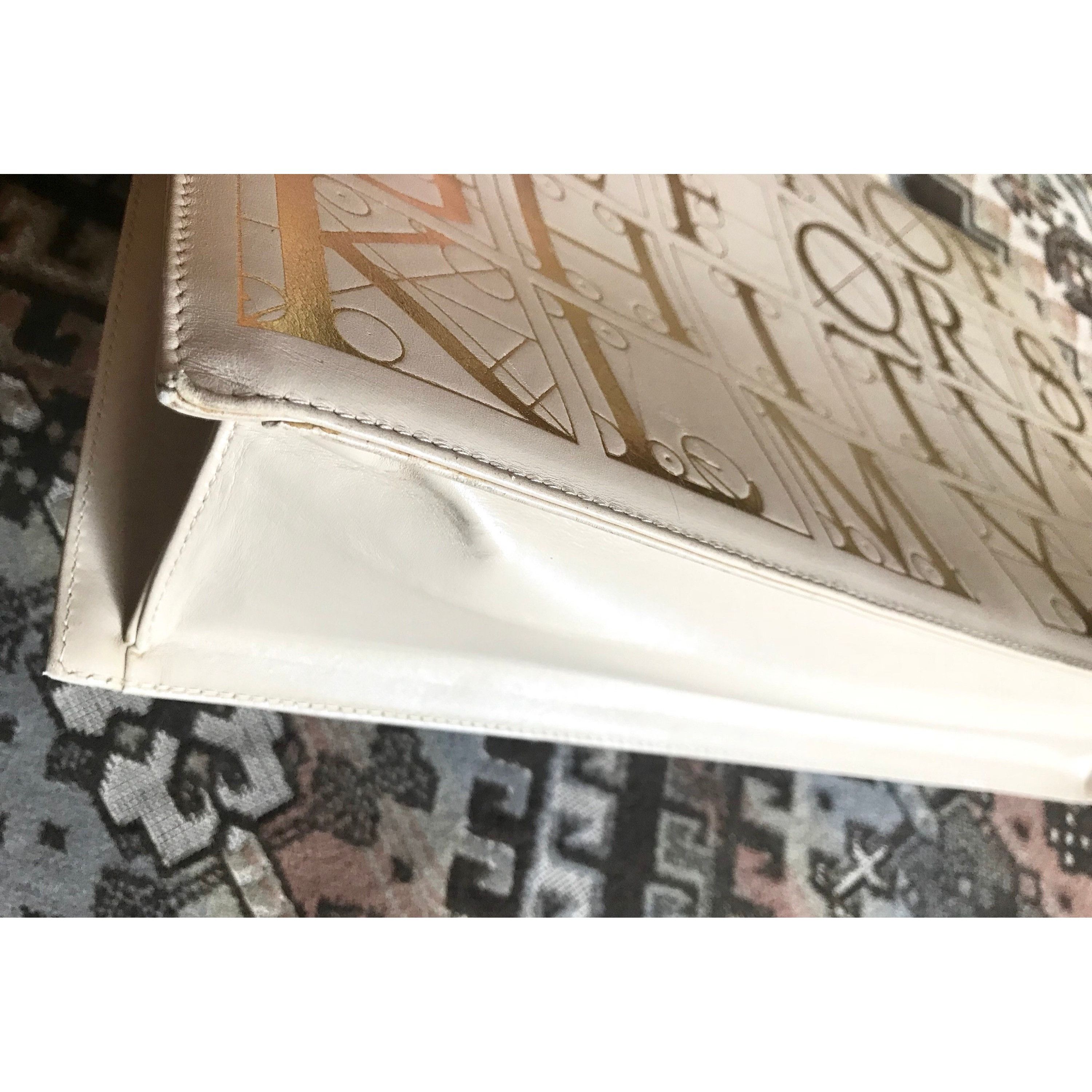 Paloma Picasso Vintage Paloma Picasso ivory beige leather shoulder bag Size ONE SIZE - 8 Thumbnail