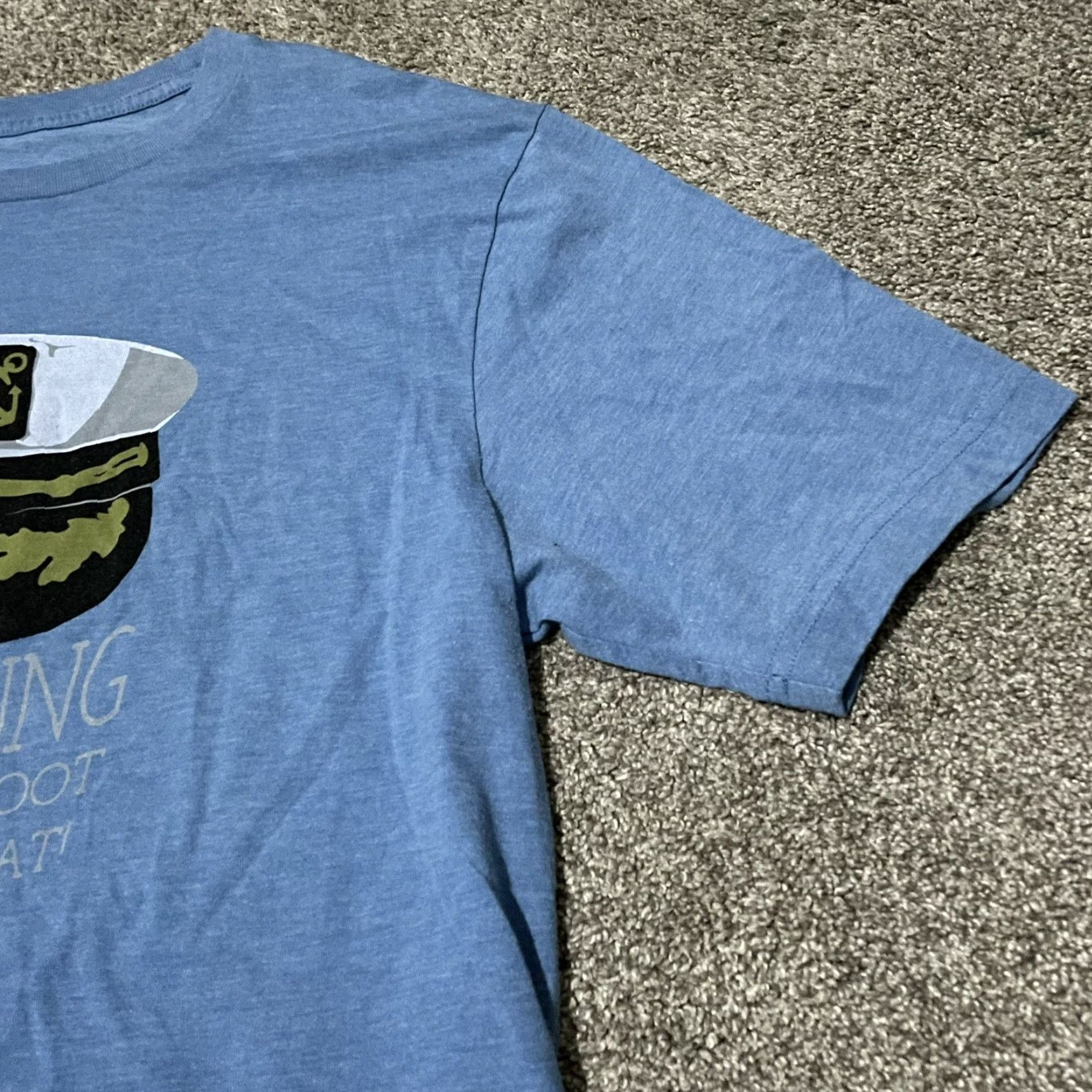 TravisMathew TRAVIS MATHEW T-Shirt BLUE Graphic Tee Mens Size M Regular Fit Adult Medium Blue Graphic Tee Mens Size US M / EU 48-50 / 2 - 2 Thumbnail