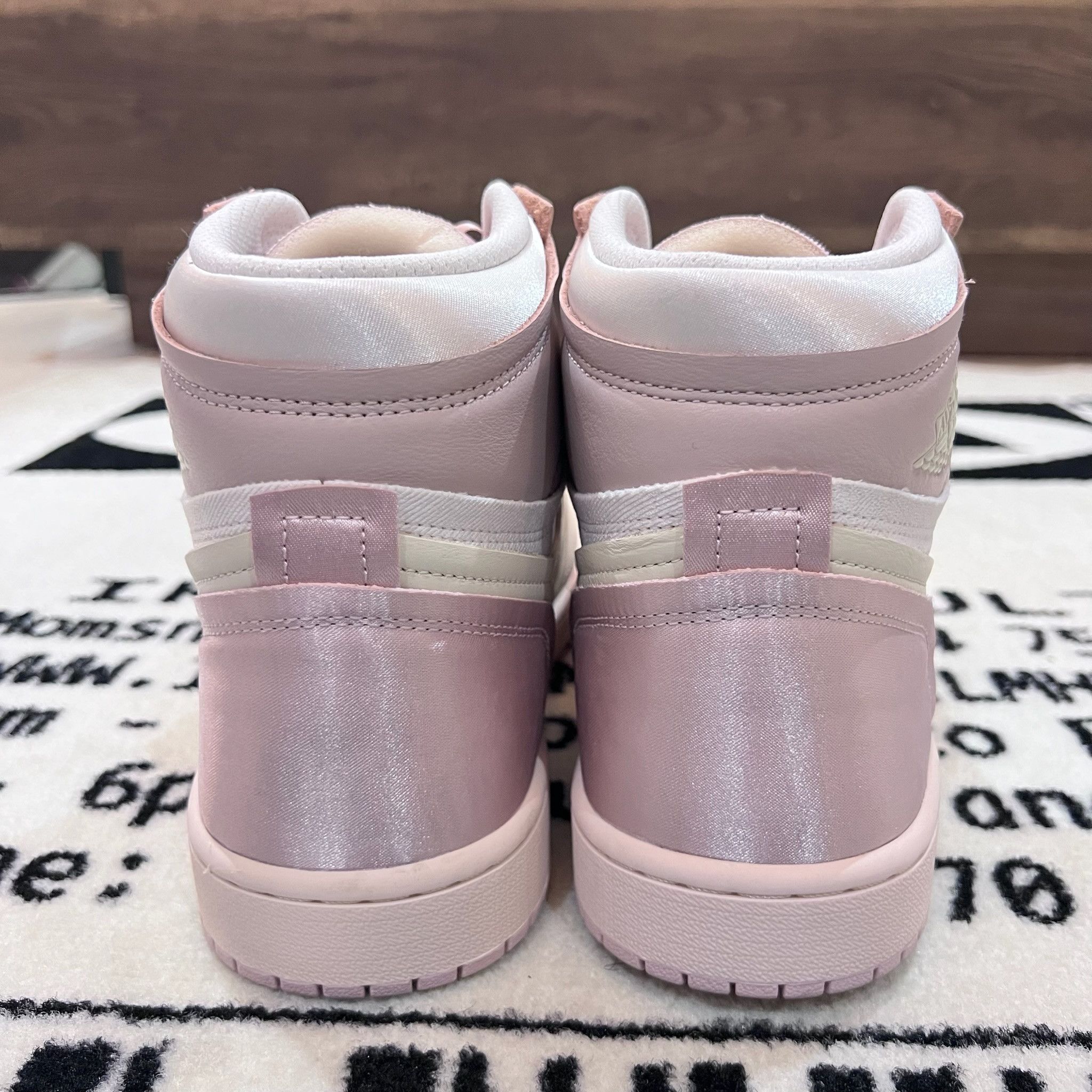 Nike Air Jordan 1 Method of Make High Top Oxford Satin Sneakers Size US 10.5 / IT 40.5 - 7 Thumbnail