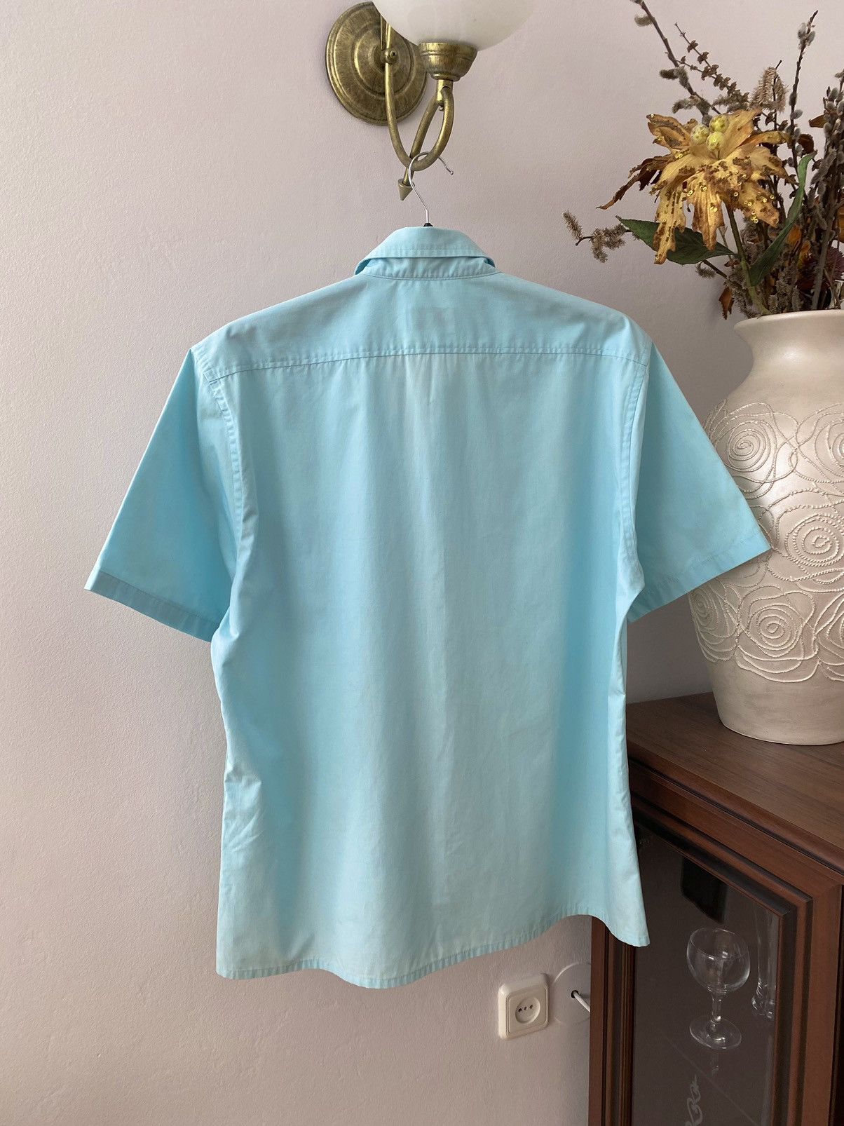 Yves Saint Laurent Vintage Yves Saint Laurent YSL Short Sleeve Button Up Shirt Size US L / EU 52-54 / 3 - 4 Thumbnail