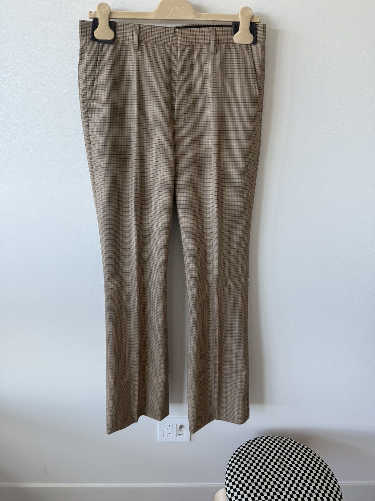 Dries Van Noten Wool Mohair Trousers Brown Size 46 ($970)
