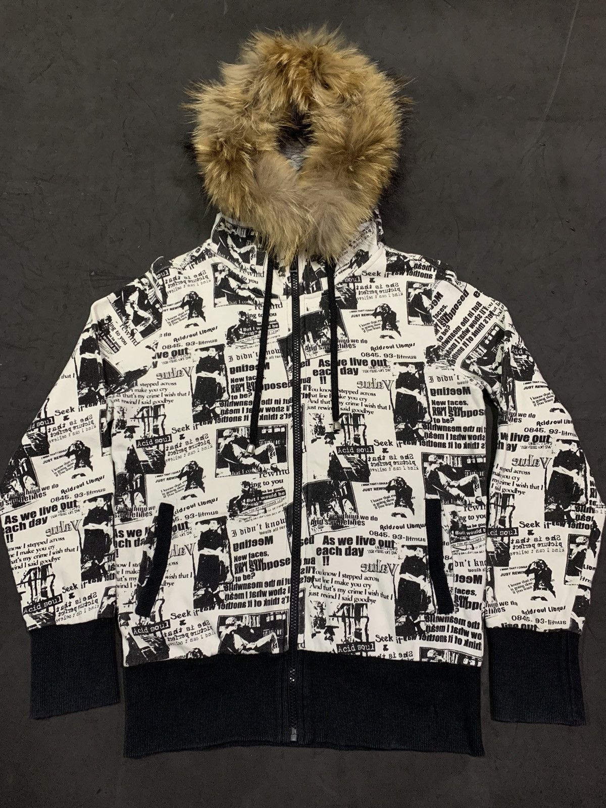 Japanese Brand 💸BINDINGOFFER💸Litmus poemfur hoodie ifsixwasnine lgb styled Size US S / EU 44-46 / 1 - 1 Thumbnail