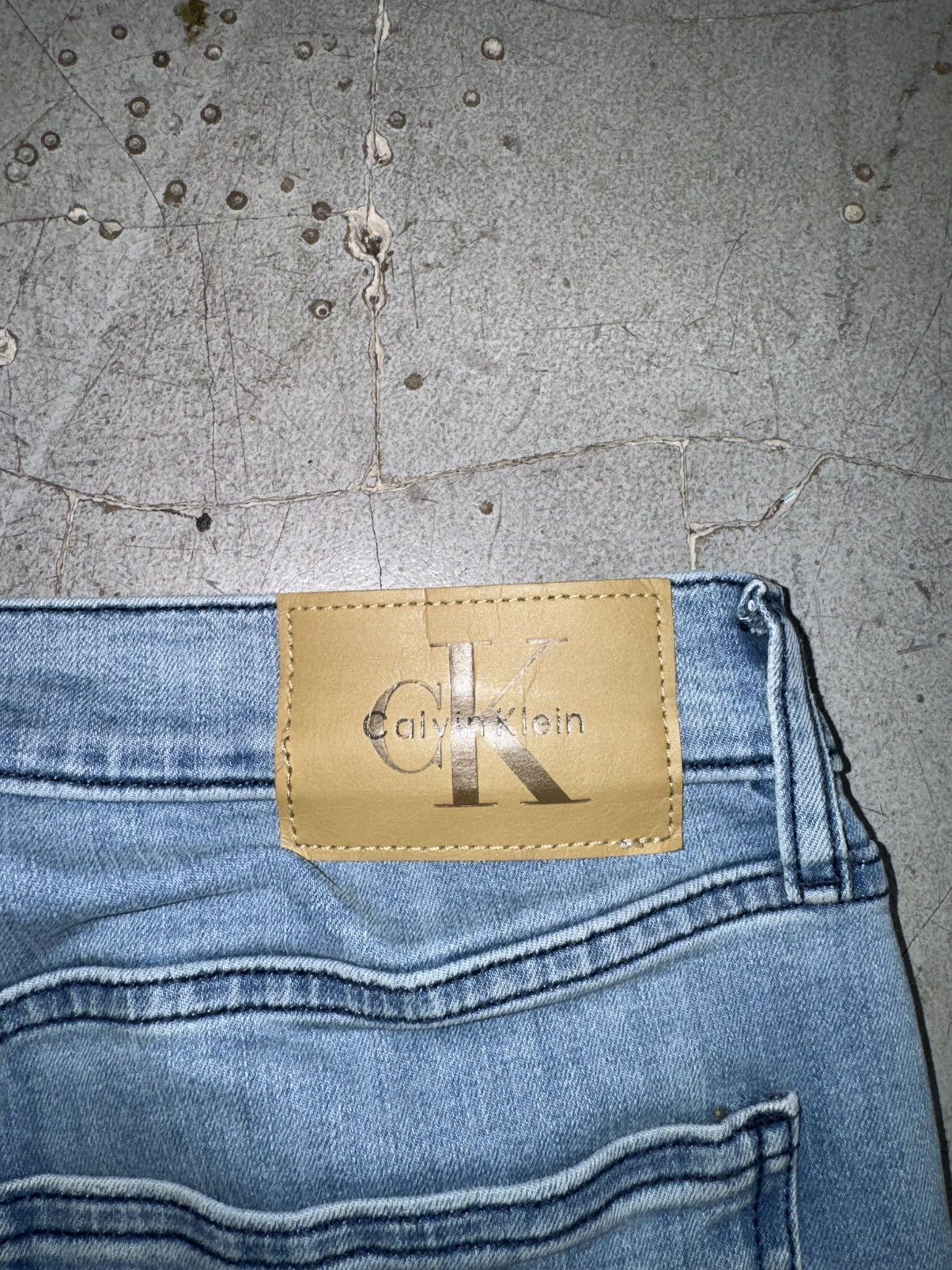 Calvin Klein Calvin Klien Straight Blue Jeans Size US 34 / EU 50 - 9 Thumbnail