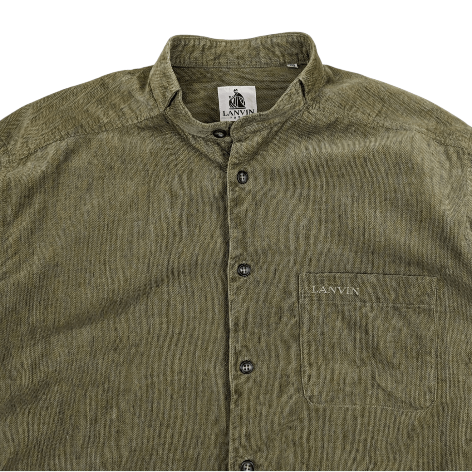 Lanvin LANVIN Corduroy Button Up Shirt Size US M / EU 48-50 / 2 - 4 Thumbnail