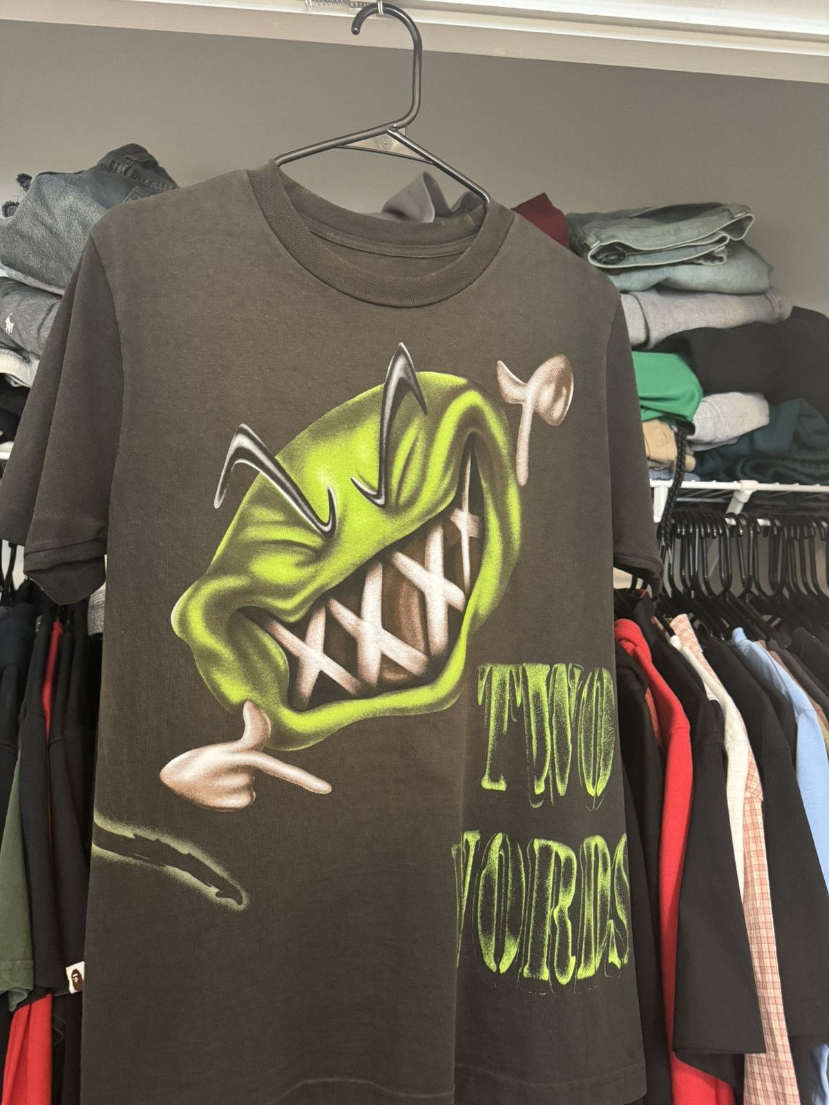 Travis Scott Travis Scott x WWE Two Words DX Tee Size US S / EU 44-46 / 1 - 2 Thumbnail