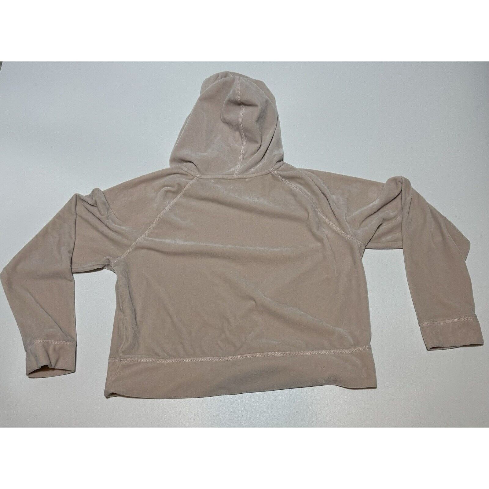 Other Y2K inspired Cropped Velour Hoodie Womens L Balletcore Pink Size L / US 10 / IT 46 - 2 Thumbnail