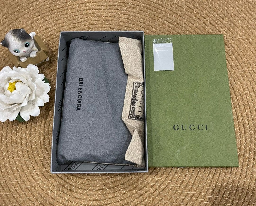 Balenciaga × Gucci Gucci x Balenciaga flowers print wallet Size ONE SIZE - 12 Thumbnail