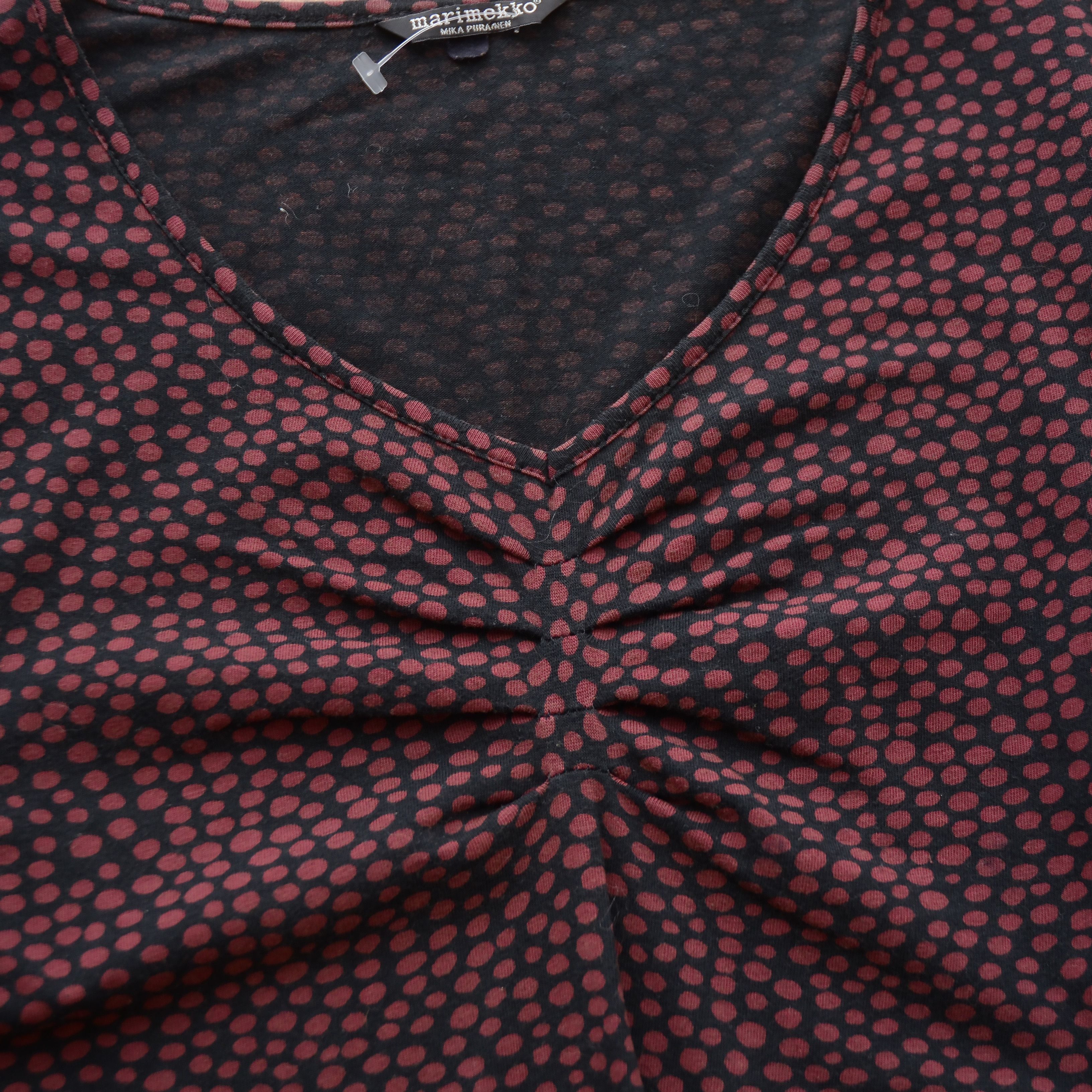 Marimekko MARIMEKKO Mika Piirainen Polla Dot Pullover Blouse size S Size S / US 4 / IT 40 - 8 Thumbnail