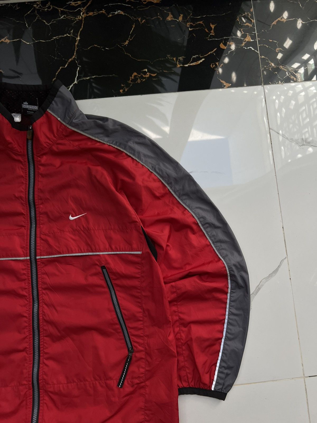 Nike × Vintage 90’s NIKE ALPHA RETRO RARE Y2K TRACK JACKET SWOOSH LOGO Size US M / EU 48-50 / 2 - 3 Thumbnail