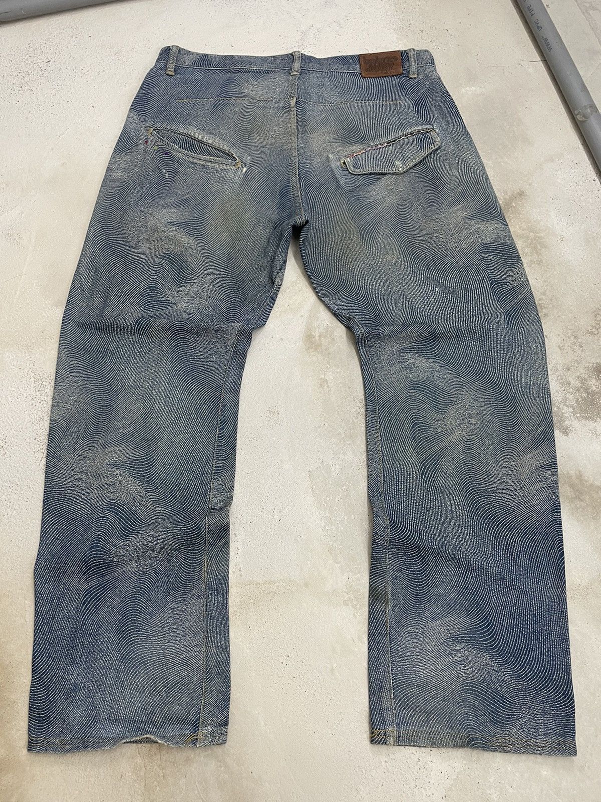 GOSTAR DE FUGA Japan Semantic Rare Style Distress Denim (A11) Size US 36 / EU 52 - 11 Thumbnail