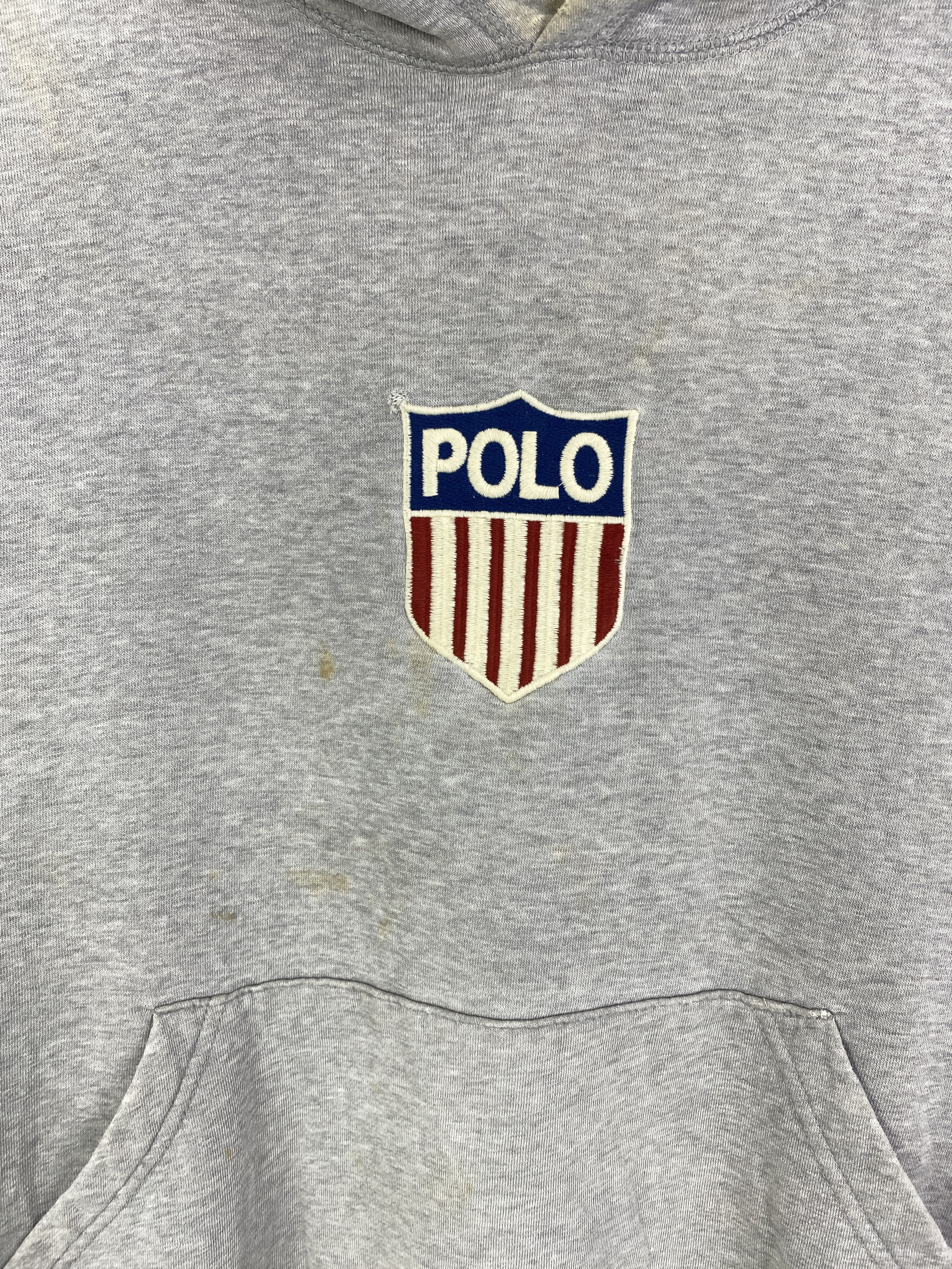 Polo Ralph Lauren Vintage Polo Ralph Lauren Central Logo Hoodie SH0173 Size US M / EU 48-50 / 2 - 9 Thumbnail