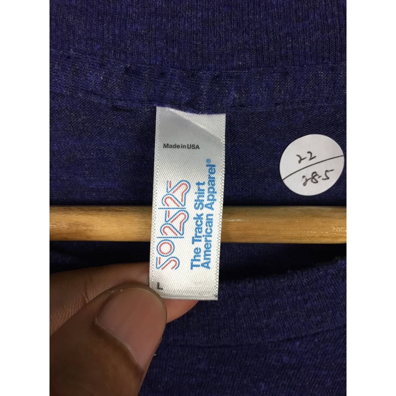 American Apparel × Band Tees Joshua Radin American Acoustic Folk Singer Tee Size L Size US L / EU 52-54 / 3 - 7 Thumbnail