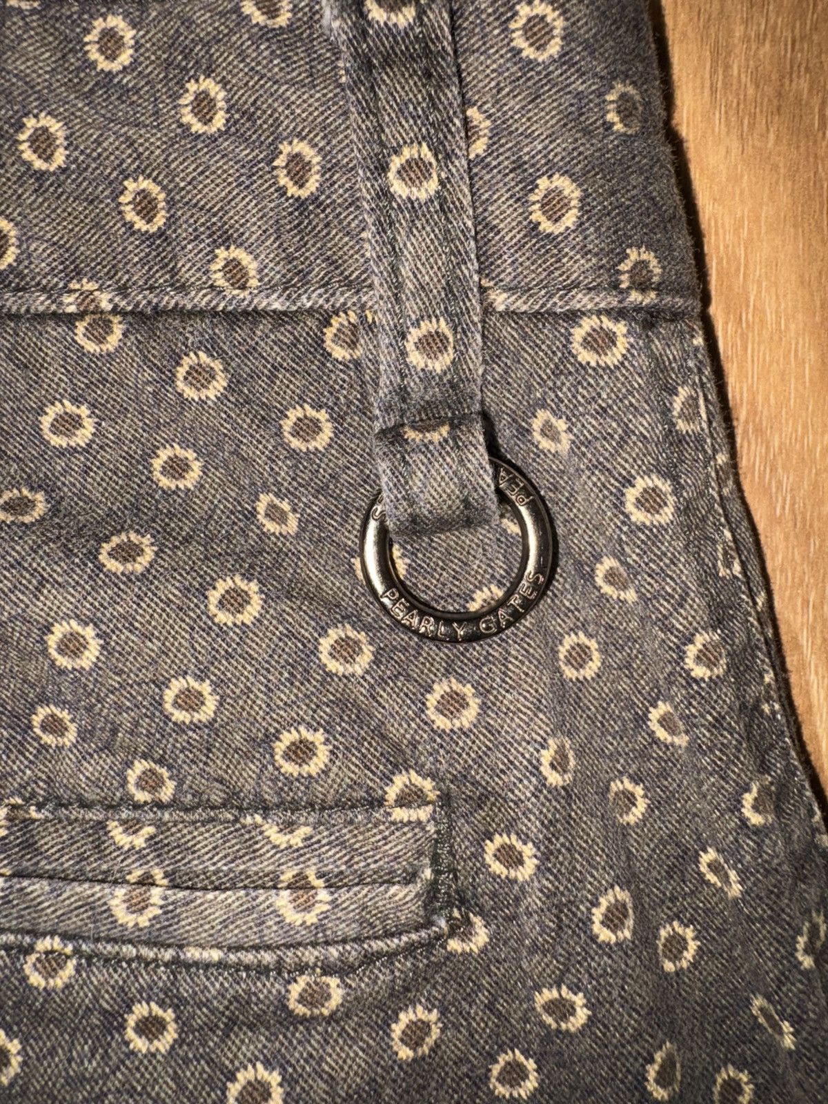 Japanese Brand Pearly Gates Archive AOP DragonflyPatch ChinoPants Size5 W33 Size 32" / US 10 / IT 46 - 9 Thumbnail