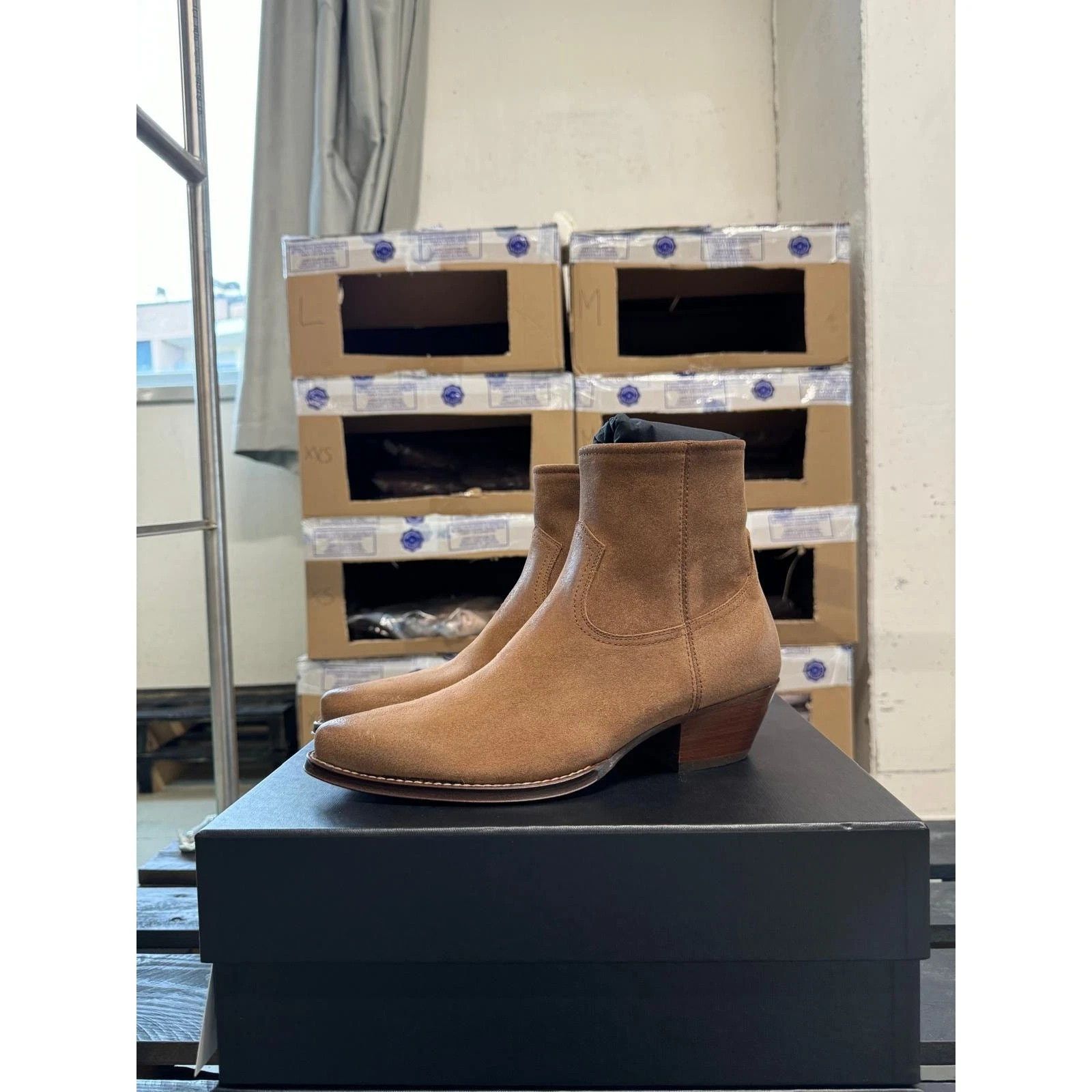 Saint Laurent Paris LUCAS BOOTS Size US 8 / EU 41 - 3 Thumbnail