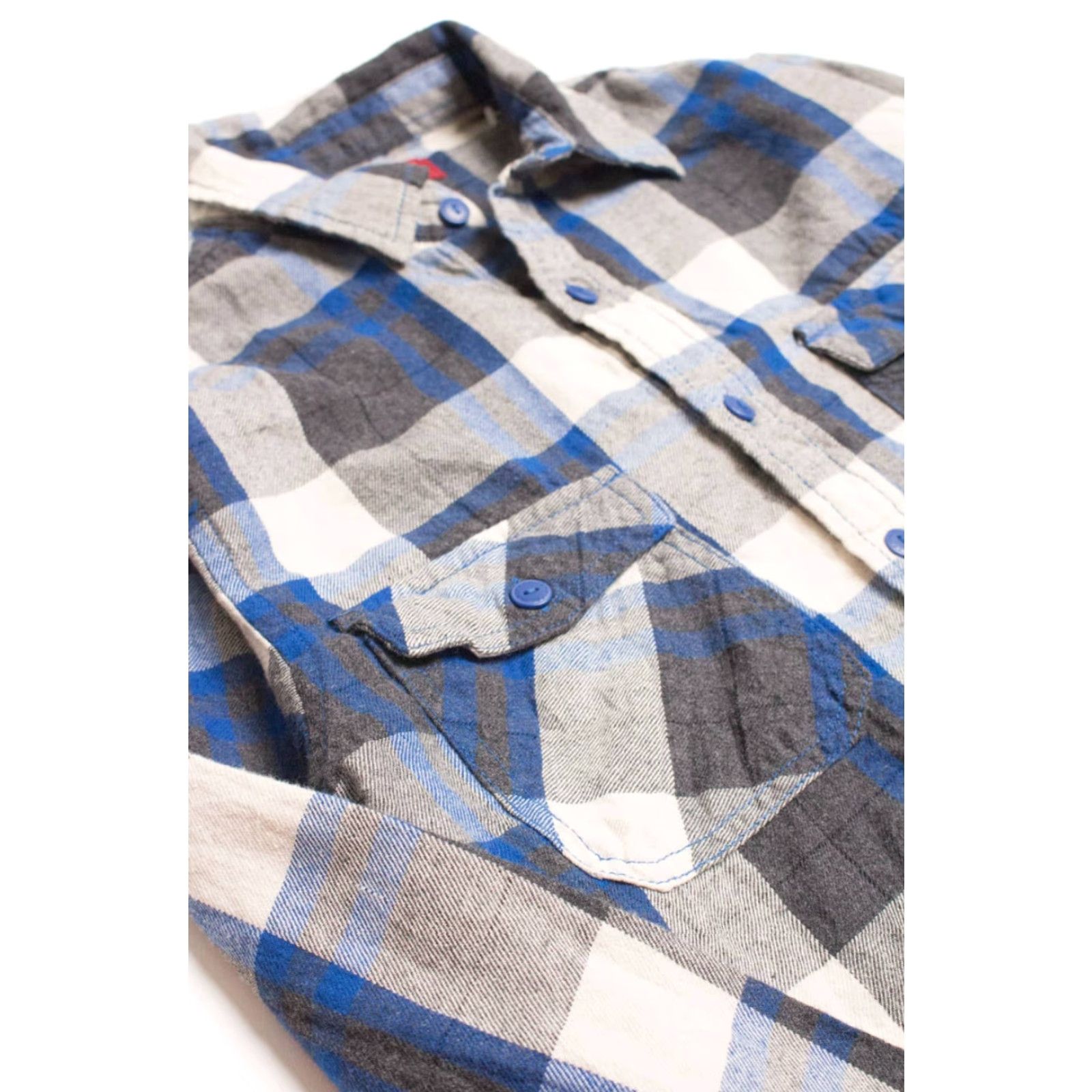 Vintage VINTAGE Arizona Jean Co. Blue Plaid Shirt Small Cotton Button Up Shirt Size US S / EU 44-46 / 1 - 2 Thumbnail