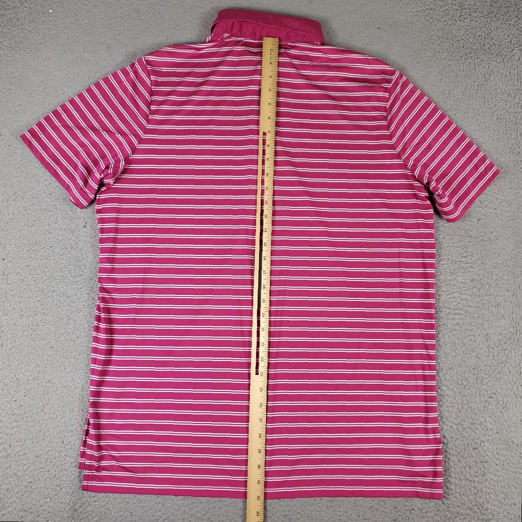 Ralph Lauren Ralph Lauren RLX Polo Shirt Mens XL Pink Striped Golf Casual Short Sleeve Size US XL / EU 56 / 4 - 3 Thumbnail