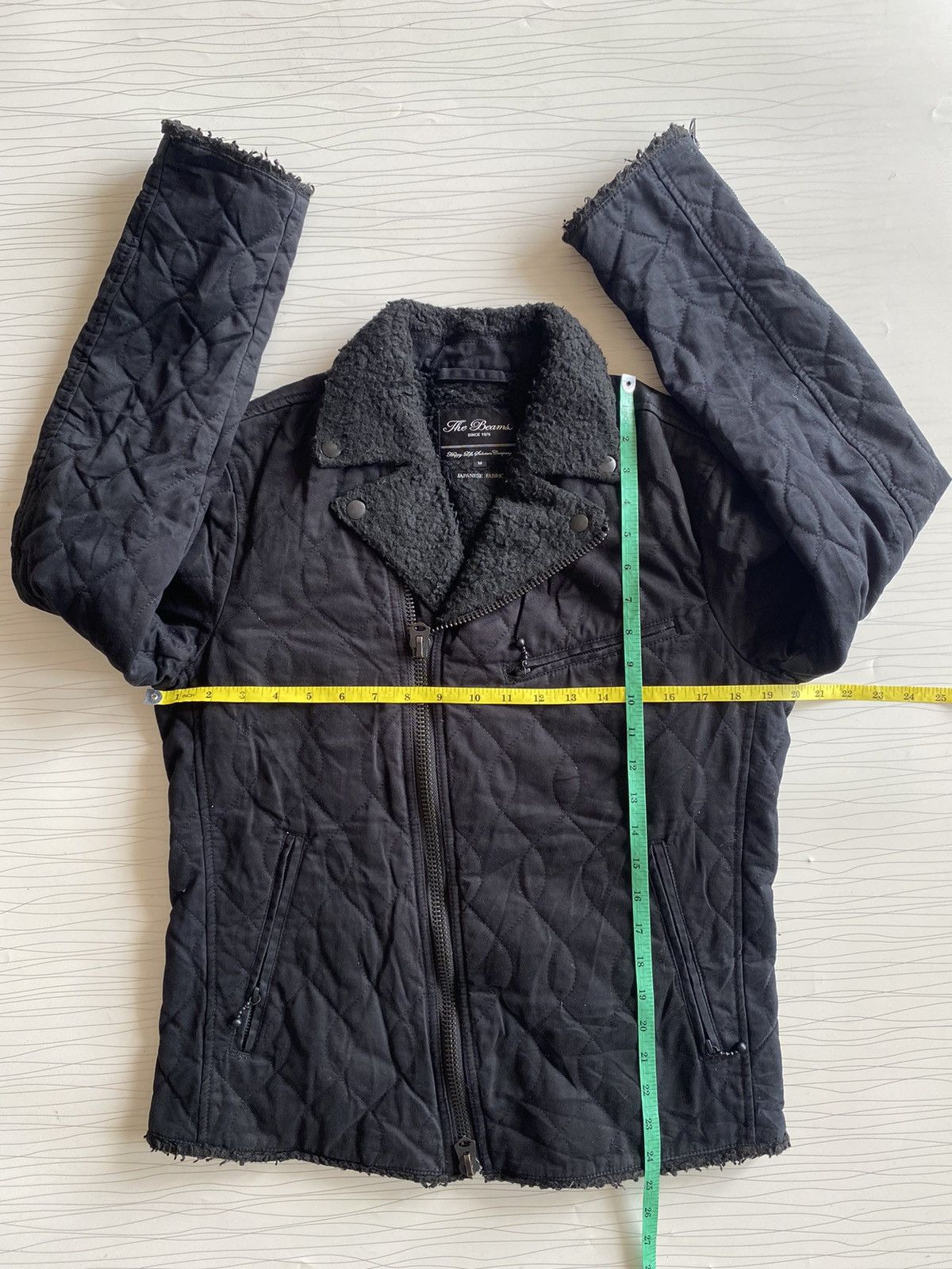 20471120 BEAMS Japan Linen Rider Double Collar Punk Jacket Size US M / EU 48-50 / 2 - 18 Thumbnail