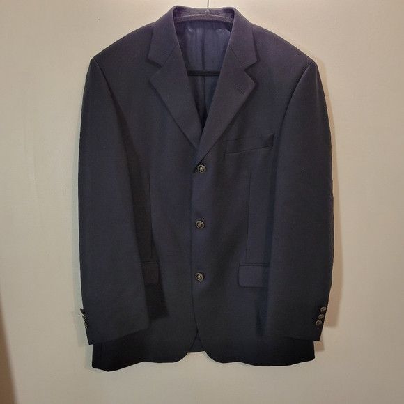 Oscar De La Renta Oscar De La Renta 100% Pure Virgin Wool Vintage Blazer -44 S Size 44S - 6 Thumbnail