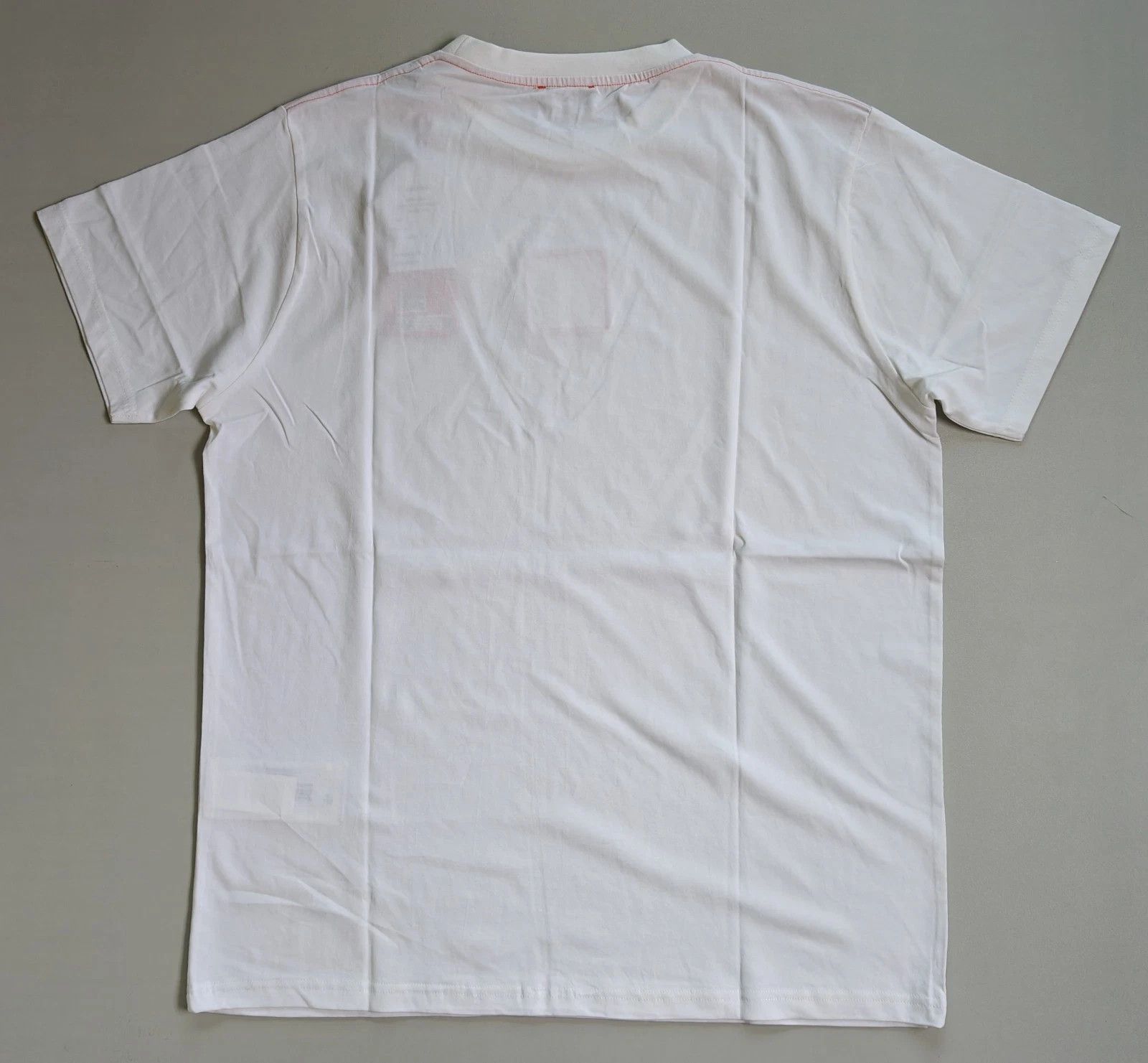 Diesel DIESEL White T-Shirt With Logo Patch FTP 4103 Size US XL / EU 56 / 4 - 10 Thumbnail
