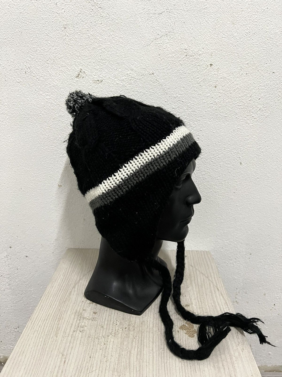 Comme Ca Ism Comme ca ism Crochet Earflap Beanie Hat Size ONE SIZE - 4 Thumbnail