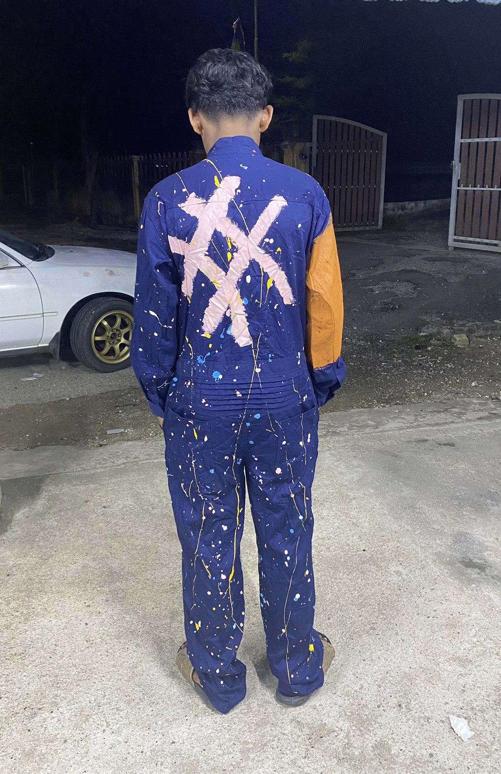 Japanese Brand Japanese Brand Coverall Art Works Mechanics Workwear Overall Size US 30 / EU 46 - 3 Thumbnail