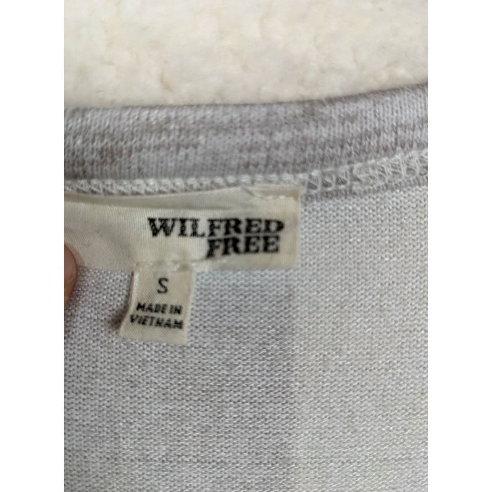 Vintage Wilfred Free Top Womens S FREEWomen round neck short sleeve pull over knit Size Size S / US 4 / IT 40 - 3 Thumbnail