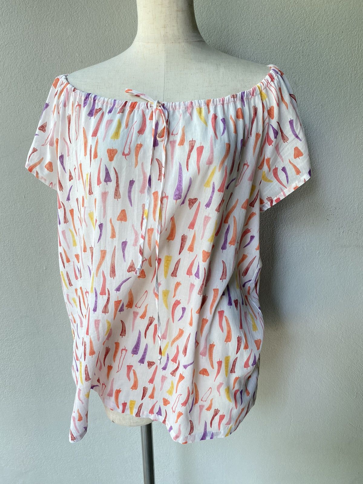 Tsumori Chisato Tsumori chisato SLEEP Bright Off-Shoulder Drawstring Top Size L / US 10 / IT 46 - 8 Thumbnail